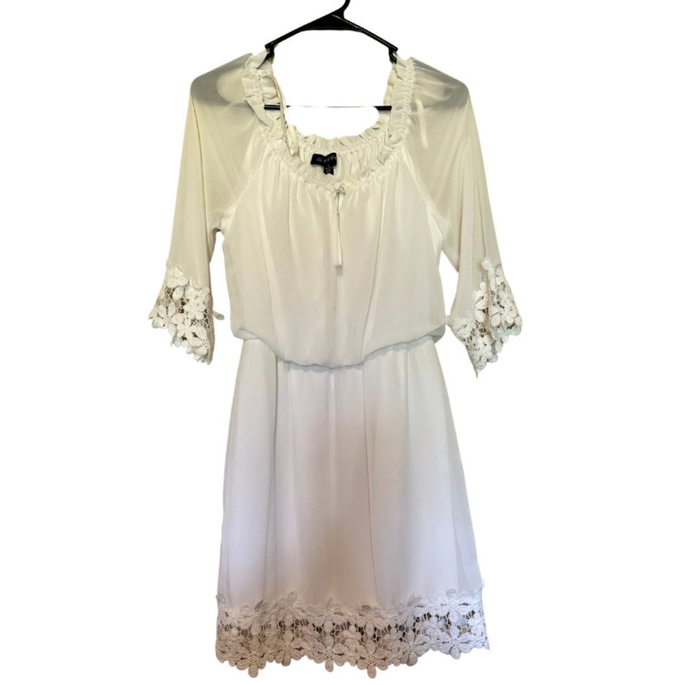 Jodi Kristopher All White Lightweight Dress